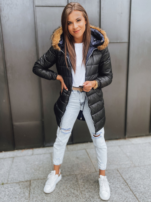 Kurtka zimowa damska parka SANAH granatowa Dstreet TY2888