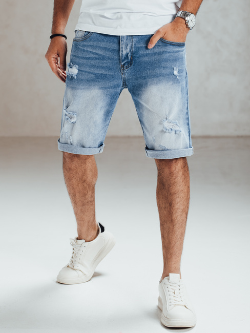 Spodenki męskie jeansowe niebieskie Dstreet SX2560