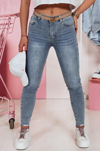 Spodnie damskie jeanskowe skinny SKINLENA Dstreet UY2374