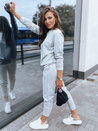Dresowy komplet damski MILIAN jasnoszary Dstreet AY0816z