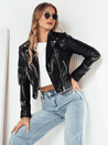 Kurtka skórzana damska ramoneska EKLIN czarna Dstreet TY4162