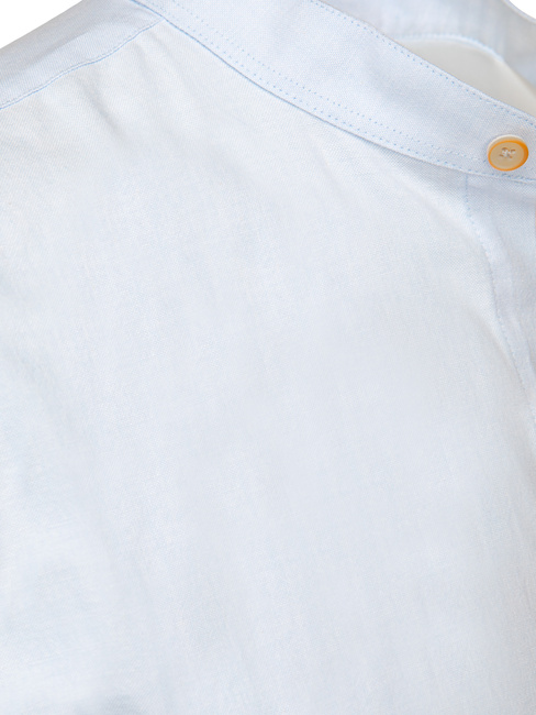 Koszula męska z krótkim rękawem błękitna Dstreet KX1048