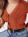 Sweter damski MELANIA ceglany Dstreet MY1651