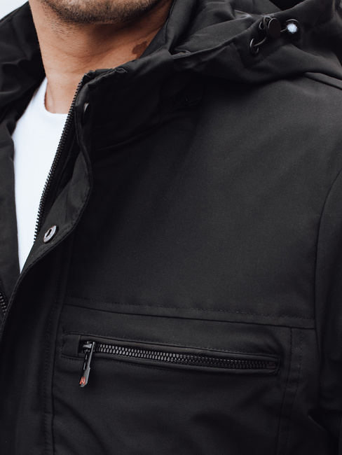 Kurtka męska przejściowa czarna Dstreet TX5031