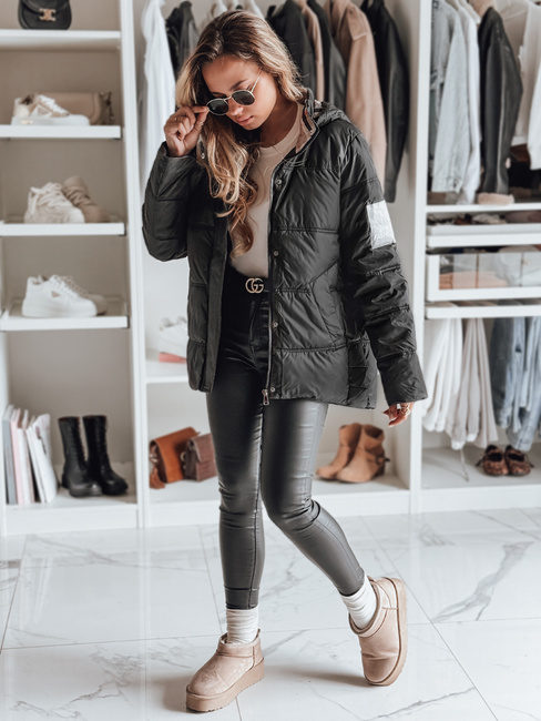 Kurtka pikowana damska HIMES czarna Dstreet TY4245