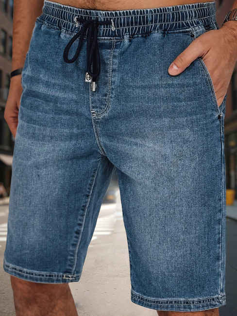 Spodenki męskie denim look niebieskie Dstreet SX2358