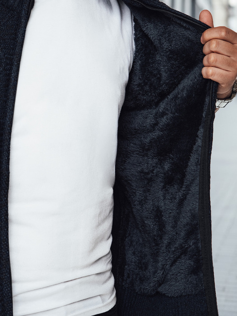 Sweter męski rozpinany granatowy Dstreet WX2250z