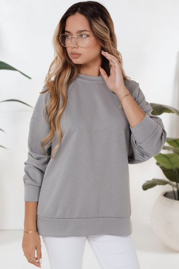 Bluza damska UZORI szara Dstreet BY1295