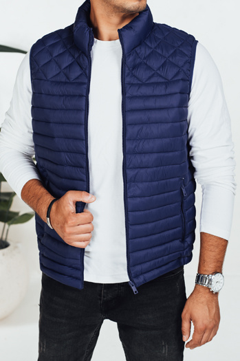 Kamizelka męska pikowana granatowa Dstreet TX5077