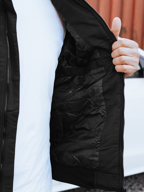 Kurtka męska przejściowa czarna Dstreet TX5033