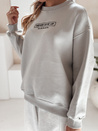 Bluza damska oversize NEVER szara Dstreet BY1230