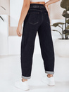 Jeansy damskie balloon fit granatowe Dstreet UY2766