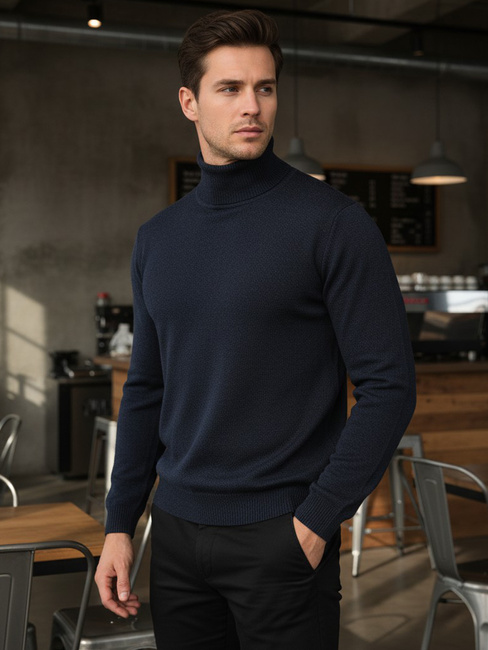 Golf męski granatowy Dstreet WX2358