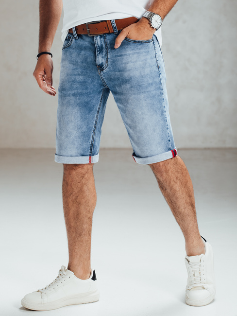 Spodenki męskie jeansowe niebieskie Dstreet SX2563