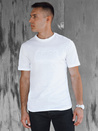 T-shirt męski z nadrukiem biały Dstreet RX5512