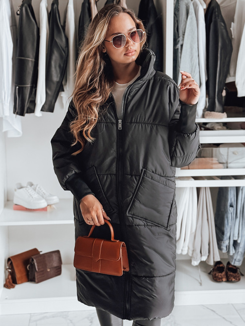 Kurtka damska oversize NADIA czarna Dstreet TY2436z