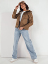 Kurtka przejściowa damska FALES brązowa Dstreet TY4206