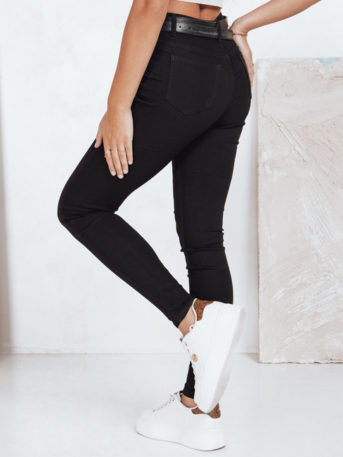 Jeansy damskie skinny czarne Dstreet UY2754