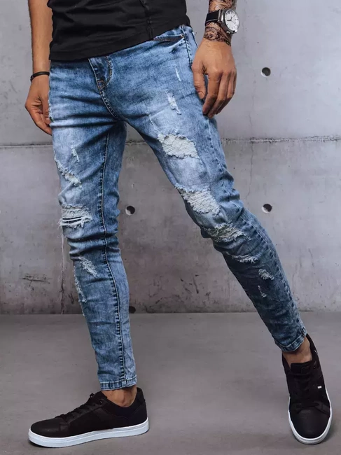 Spodnie męskie jeansowe niebieskie Dstreet UX3593