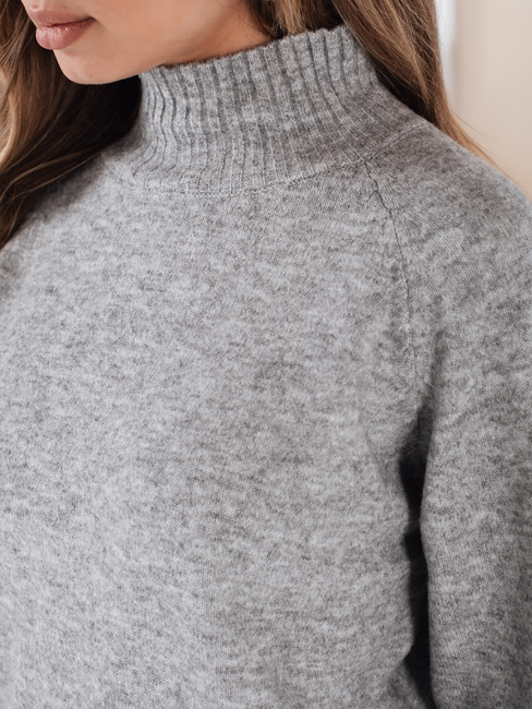 Sweter damski półgolf szary Dstreet MY2532