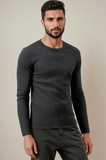 Sweter męski antracytowy WX2293