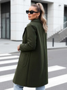 Płaszcz damski oversize LINNORE długi oliwkowy Dstreet NY0704