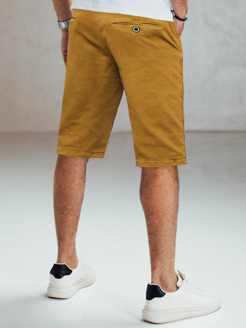 Spodenki męskie jeansowe kamelowe Dstreet SX2571