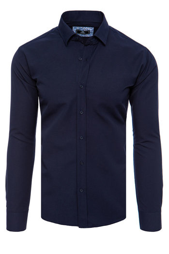 Koszula męska elegancka granatowa Dstreet DX2477