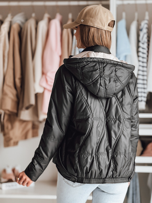 Kurtka przejściowa damska pikowana MARISSIA czarna Dstreet TY4853