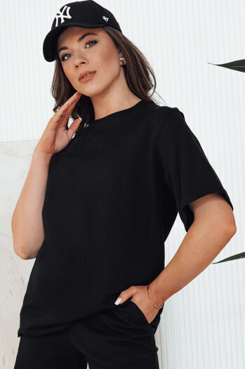 T-shirt damski SWAN czarna Dstreet RY2537