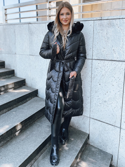 Płaszcz damski zimowy SCARLET czarny Dstreet TY3807