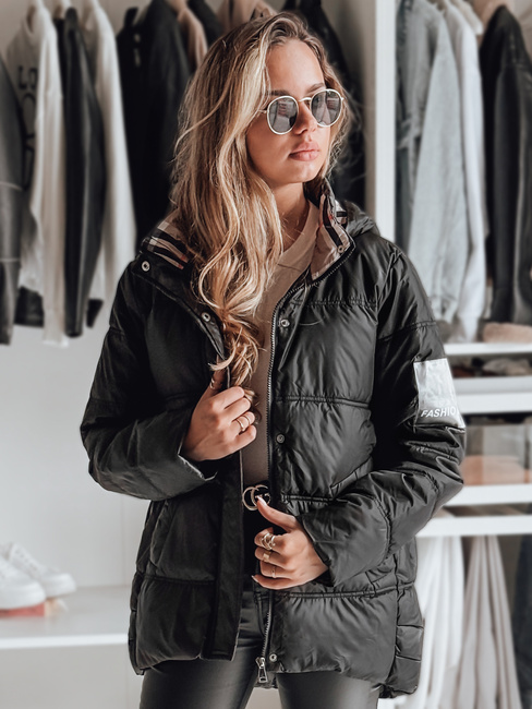 Kurtka pikowana damska HIMES czarna Dstreet TY4245