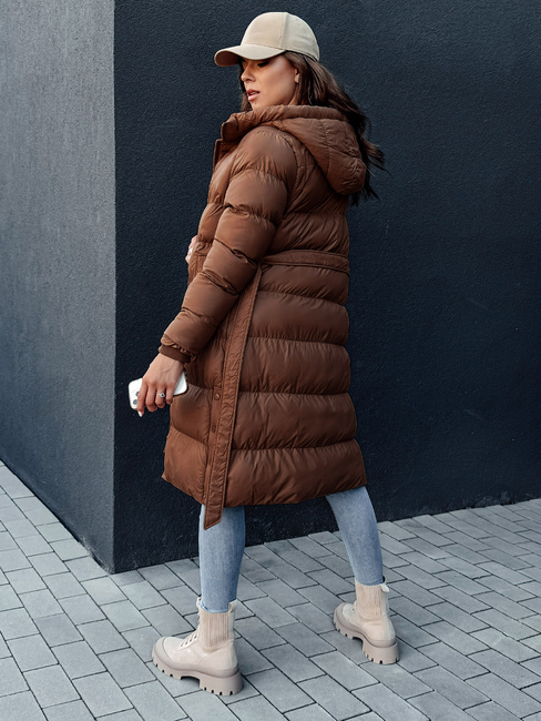 Płaszcz/kurtka damska FROSTWEAR brązowa Dstreet TY5474