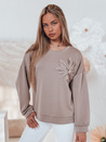 Bluza damska masełko oversize FLORINE mokka Dstreet RY2765_1