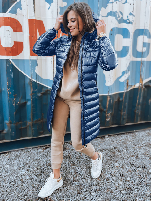 Kurtka zimowa damska pikowana LESSI niebieska Dstreet TY5517