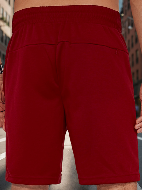 Spodenki męskie dresowe bordowe Dstreet SX2471