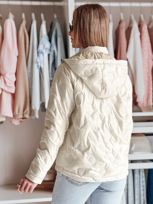 Kurtka przejściowa damska dwustronna SYLVIAN biała Dstreet TY4862