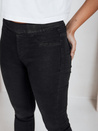 Spodnie damskie skinny jeans czarne Dstreet UY2746