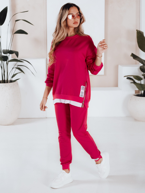 Komplet damski dresowy TORONTO fuksja Dstreet AY0955