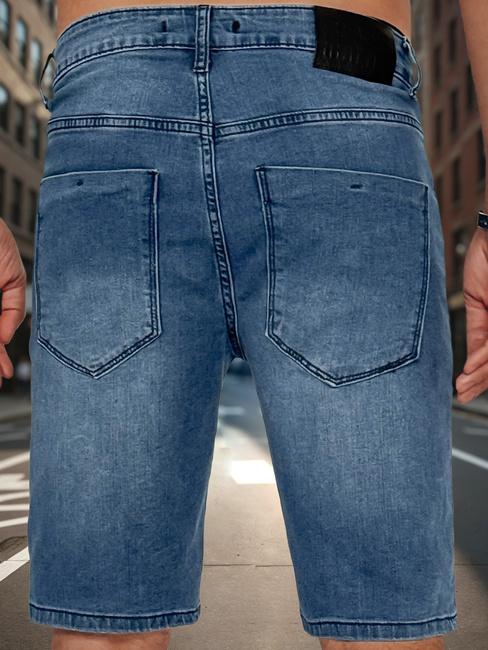 Jeansy męskie krótkie niebieskie Dstreet SX2489