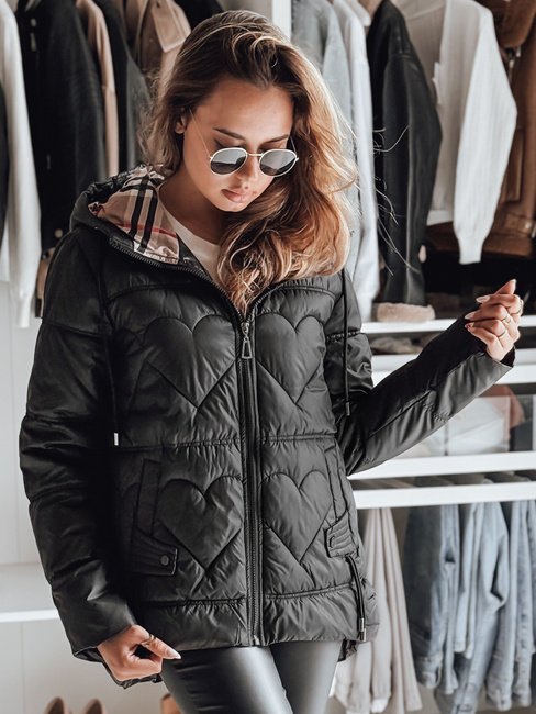 Kurtka pikowana damska OLMO czarna Dstreet TY4242