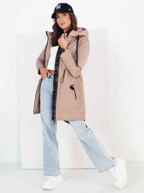 Kurtka przejściowa damska parka GROLIN khaki Dstreet TY4173