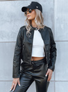 Kurtka skórzana damska CHIC STYLE czarna  Dstreet TY3897