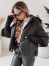 Kurtka damska zimowa MISSLAYER z kapturem czarna Dstreet TY5034