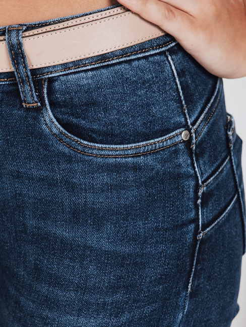 Jeansy damskie skinny niebieskie Dstreet UY2826