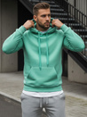 Bluza męska z kapturem miętowa Dstreet BX4946
