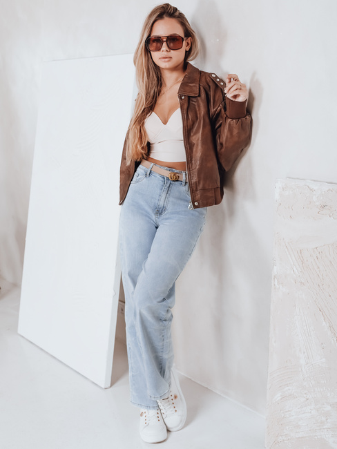 Jeansy damskie szerokie niebieskie Dstreet UY2820