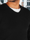Sweter męski w serek czarny Dstreet WX2314