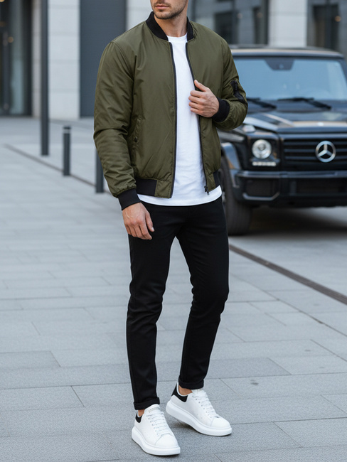 Kurtka męska bomber jacket zielona Dstreet TX4425