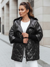 Kurtka damska przejściowa pikowana oversize PUFFILOF czarna Dstreet TY4855